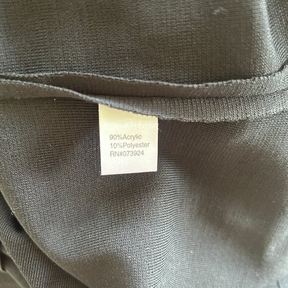 Ming Wang Twinset S Black Pink Ribbo Jacket Cardigan Tank Top 2 Pc Dressy - Picture 15 of 16